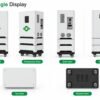 10kWh stackable home energy storage battery multi view, all-in-one residential ESS with inverter