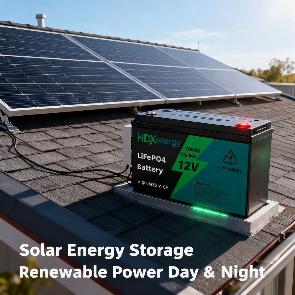 Accumulo di energia solare Energia rinnovabile giorno e notte