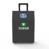 2500W portable power station with trolley wheels and telescopic handle