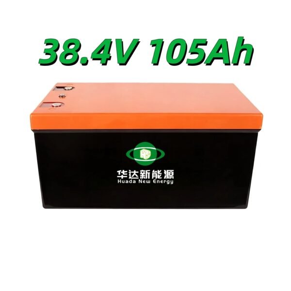 Huda 38.4V 105Ah LiFePO4 Golf Cart Battery, lithium iron phosphate battery for golf carts and sightseeing vehicles