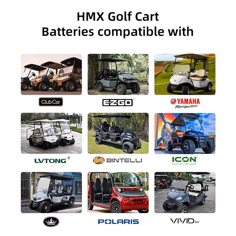 Carrello da golf HMXBatterie compatibili con