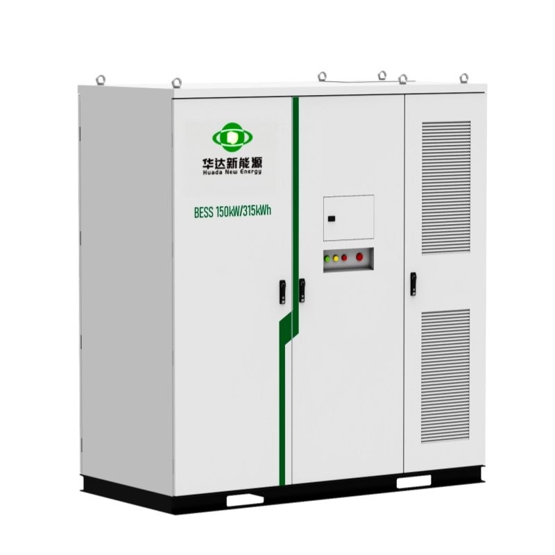 315kWh磷酸铁锂机柜式储能系统，H098-315kWh商用电池储能机柜
