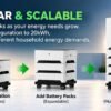 20kWh stackable all-in-one home battery